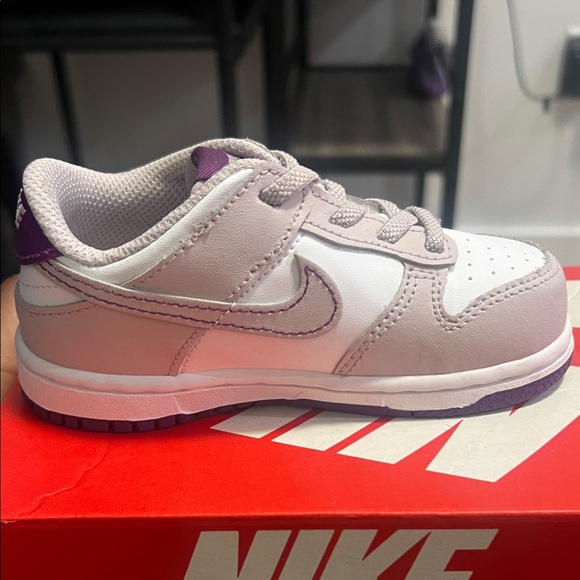 Nike Kids Lavender and White Sneakers